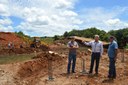 Presidente visita obras da nova ponte sobre o Rio Bernardo José. Presidente visita obras da nova ponte sobre o Rio Bernardo José.