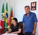 Vereadora Maria da Rosa Saibt assume Presidência da Câmara Vereadora Maria da Rosa Saibt assume Presidência da Câmara